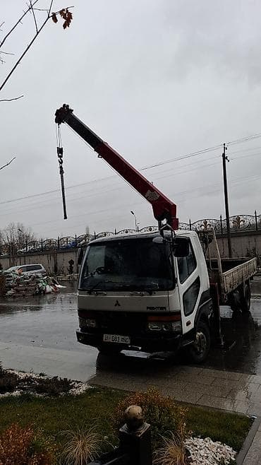 бортер: Услуги манипулятора и автокрана Бишкек - Подача и монтаж грузов на — 2