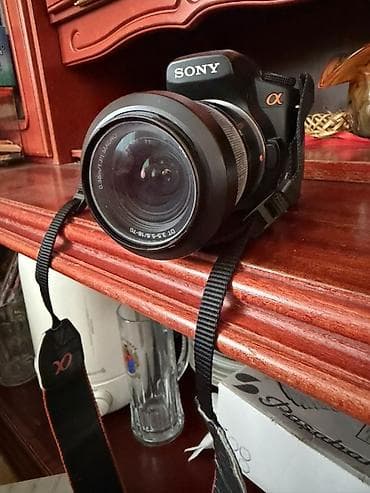 Техника и электроника: Зеркальная камера Sony α300 с комплектным объективом и аксессуарами — 3