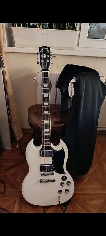 g shoke: Продам gibson sg(реплика) в белом цвете.Гитара полностью отстроенна — 2
