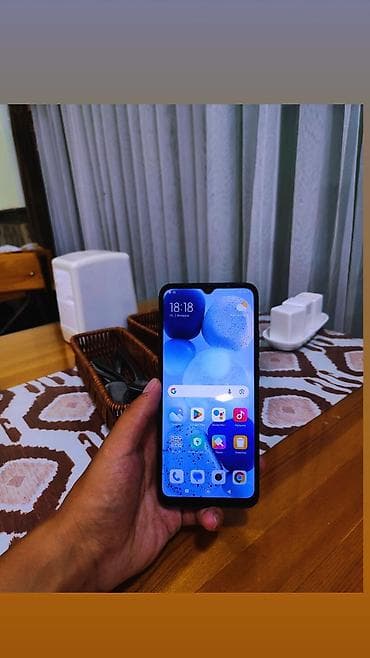 Redmi, Redmi 10C, Б/у, 64 ГБ, цвет - Черный, 1 SIM, 2 SIM — 2