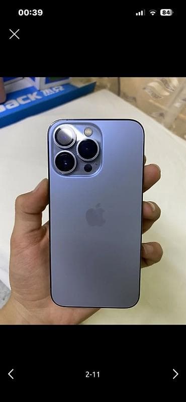 xs iphone: IPhone 13 Pro, Б/у, 128 ГБ, Sierra Blue, 100 % — 1