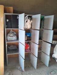 пенал шкаф купить: Офисный шкаф, Б/у, цвет - Серый, ЛДСП — 2