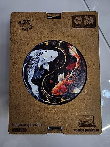 metta samurai: Деревянные пазлы «Мандала две рыбы» собрали всего один раз, пазлы как — 4