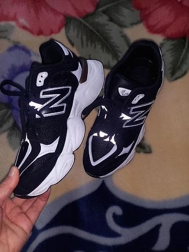 мужская ботинка: Кроссовки New Balance 9060 - Модель: 9060 (брендинг NB на язычке и — 1