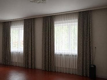 Комплект штор, С тюлем в комплекте, Готовое изделие, Для зала