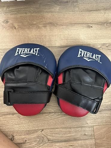 перчатки для бокса: Лапы боксерские Everlast (пара) - Тип: тренировочные лапы-«ракушки» — 3