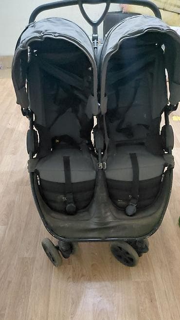 каляска двойная: Детская коляска для двоих Britax B-Agile Double, цвет серый. Основные — 3