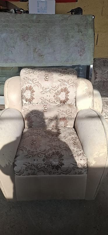 два диван кресла: Диван кресло мягкая мебель из трёх диванов. кресло 2 шт и 1 диван на — 7
