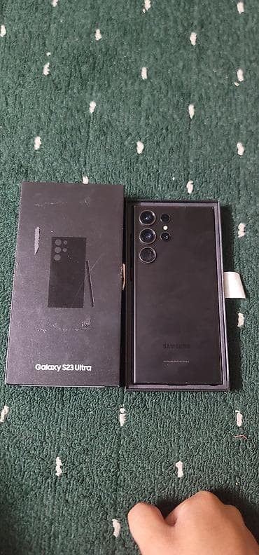 Samsung Galaxy S23 Ultra, Б/у, 512 ГБ, цвет - Черный, eSIM