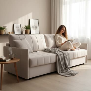 кровать диваны: Раскладной диван, Новый — 1