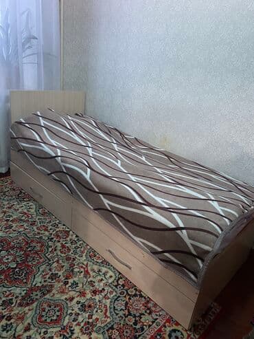 Шкафы: Продаю шкаф и односпальную кровать. В хорошем состоянии. В г. Кара- — 5