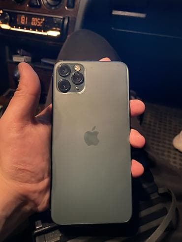 iphone 11 pro max: IPhone 11 Pro Max, 512 ГБ, Matte Midnight Green, Кабель, 72 % — 2