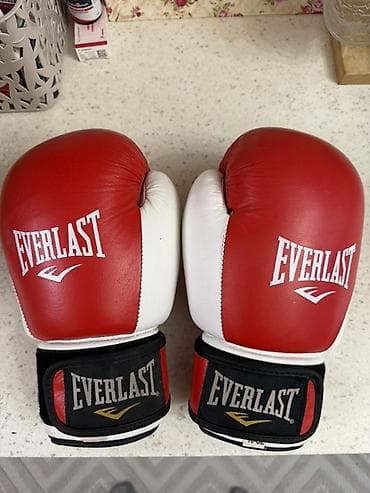 ты бокс: Боксерские перчатки Everlast - Тип: тренировочные перчатки с манжетой — 2