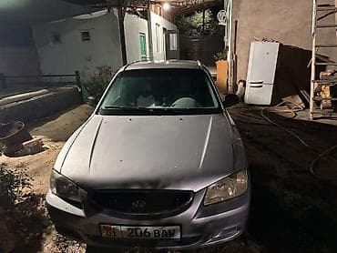 spark 2012: Hyundai Accent: 2001 г., 1.6 л, Автомат, Бензин, Седан — 1
