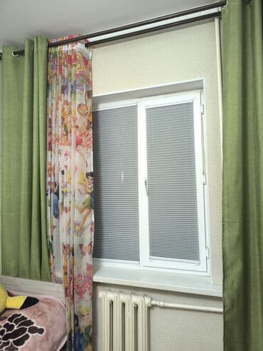шторы на заказ бишкек: Комплект штор, Полиэстер, С карнизом в комплекте, Изготовление на заказ, Новый — 7