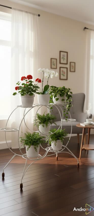 кухонный шкаф новый: Этажерка для цветов, Железо — 1