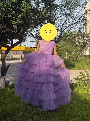 одежды мурской: Детское платье, цвет - Фиолетовый — 2