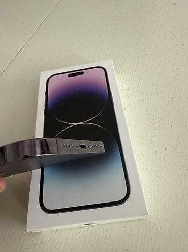 iphone 6: IPhone 14 Pro Max, Б/у, 128 ГБ, Deep Purple, 100 % — 1