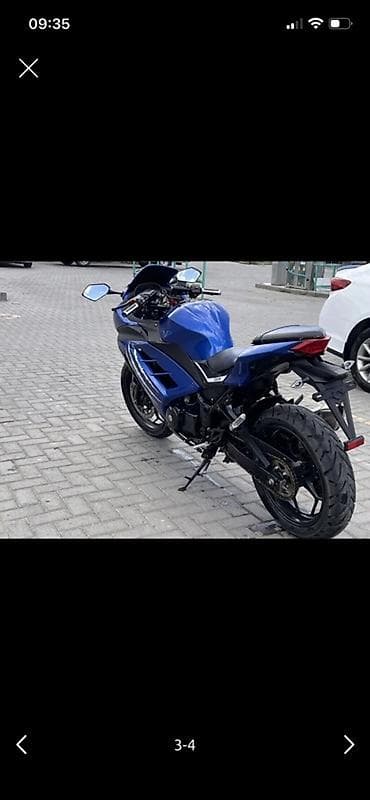 Спортбайк Kawasaki, 400 куб. см, Бензин, Чоңдор үчүн, Колдонулган, Бөлүп төлөө менен — 2