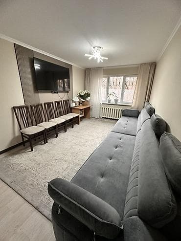 2 bedroom: 2 комнаты, 45 м², 8 мкр 104 серия, 1 этаж, Евроремонт — 1