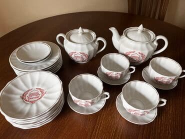 набор вилок и ложек в чемодане цена: Сервиз Вербилки тонкий фарфор На 4 персоны. Состояние новое, не — 1