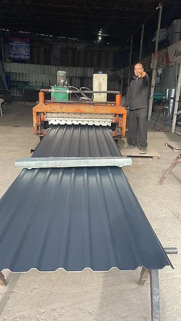 Профнастил: Профнастил металлический, изготовление на линии профилирования. - Тип — 1