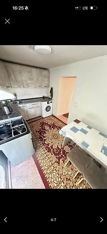 бишкек квартира с подселением: 3 комнаты, Собственник, С мебелью частично — 3