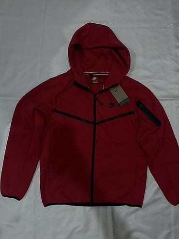 Мужская толстовка, L, Nike, Новый, цвет - Красный, Самовывоз