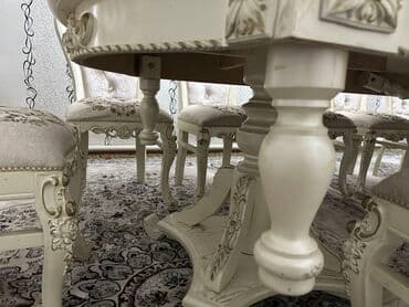 кухонный шкаф напольный: Стол и стул для зала, Новый, Самовывоз, цвет - Бежевый — 1