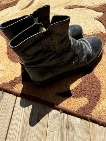 сапоги зимние женские натуральная кожа натуральный мех распродажа: Ботинки зимние, мех натуральный,размер 38, цвет — 4