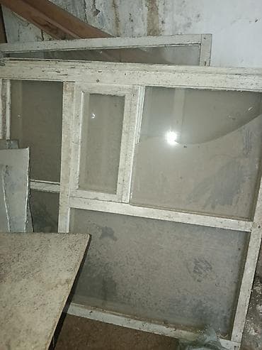 Готовое деревянное окно, Декоративные особенности: Декоративный переплет, Б/у, Без рассрочки