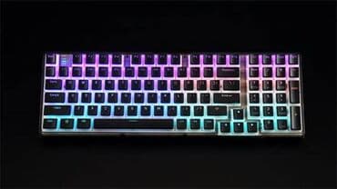 keyboard: Клавиатура, Механикалык, Bluetooth, Зымдуу туташтыруу, Өлчөмү: 100% — 2