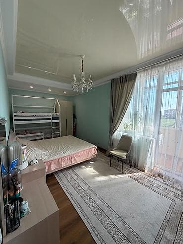 osh flat: 2 комнаты, 78 м², Южная Магистраль Элитка, 3 этаж, Евроремонт — 4