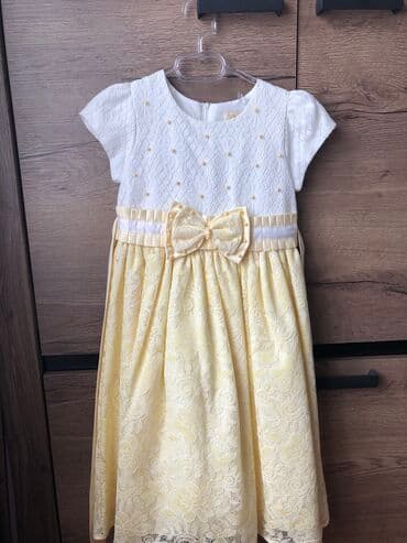 домашние костюмы: Детское платье, цвет - Желтый, Б/у — 1