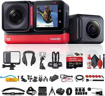 Insta360 ONE RS (модульная экшн‑камера) б/у 360° Запись, панорамное — 2