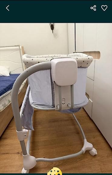 Люлька, Качалка, Металл, цвет - Серый