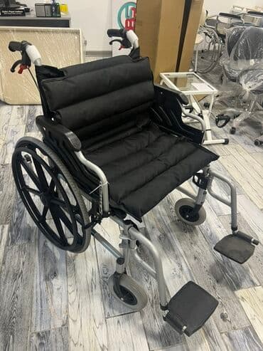 инвалидные коляски цены бишкек: Ручная инвалидная коляска с легкой алюминиевой рамой и черным — 1
