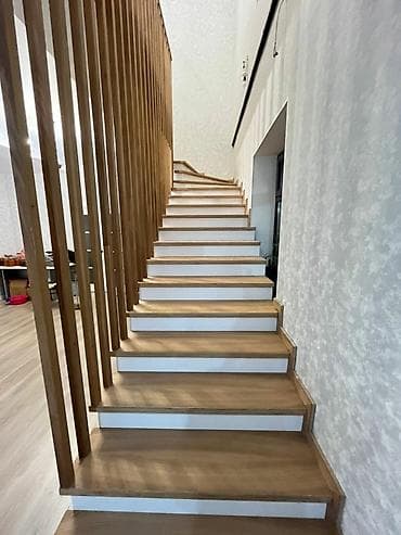 Лестницы и комплектующие на заказ: Металлическая лестница Для дома, Форма лестницы: Прямая — 2