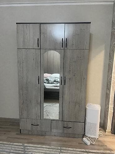 Шкафы: Шифоньер, шкаф для одежды, Б/у, Прямой, ЛДСП — 1