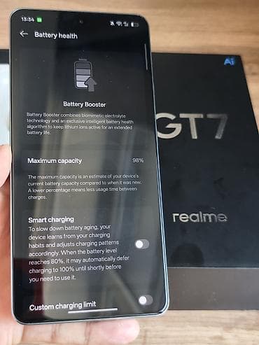 х4 gt: Realme GT 7, цвет - Белый — 4