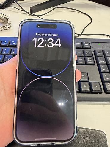iphone 14 ош: IPhone 14, Б/у, 128 ГБ, Чехол, 77 % — 2