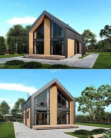 сдаются дома: Каркасные дома под ключ. Цена 400$$ Афрейм -барнхаус Афрейм -барнхаус — 3