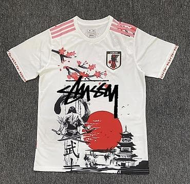 японский ххх: Футбольная майка Japan JFA x Adidas с графикой в японском стиле. - — 1