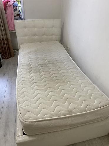 bunk bed: Односпальная кровать, С матрасом, длина - 200 см — 2