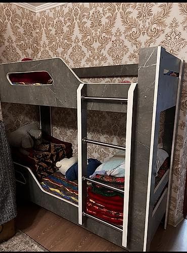 детские двухъярусные кровати фото размеры: Двухъярусная кровать, Б/у, С выкатной системой — 1