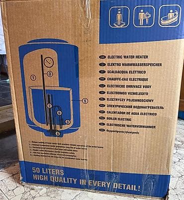 heater: Накопительный водонагреватель Объем бака: 50 л, Garanterm, Электрический, Регулятор температуры, Нержавейка — 2