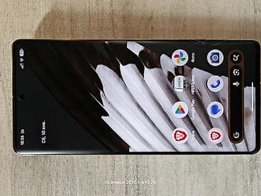 Google Pixel 7 Pro, Б/у, 256 ГБ, цвет - Зеленый, 1 SIM, eSIM