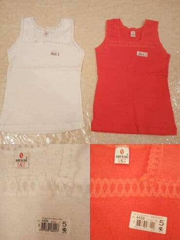 Новые майки для девочек, "Baykyr", Турция, на 5 лет, 100 % хлопок
