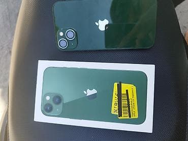 IPhone 13, Б/у, 128 ГБ, Зеленый, Коробка, 100 %
