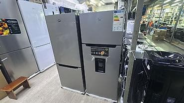 fridge: Холодильник с верхней морозильной камерой, серебристый, классический — 1